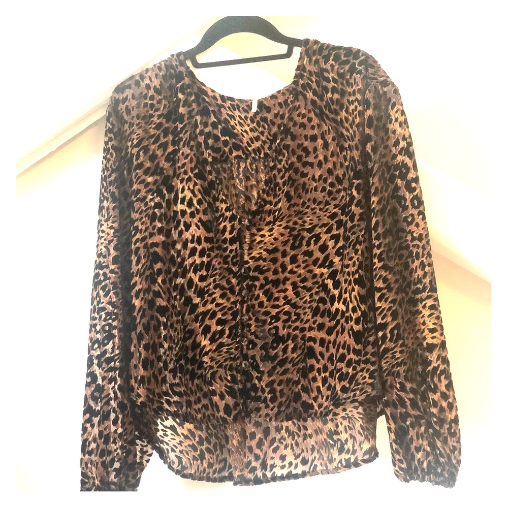 Free People Leopard Top (size small)